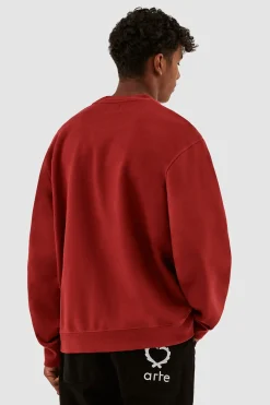 Sale Carlos Small Heart Crewneck Sweaters