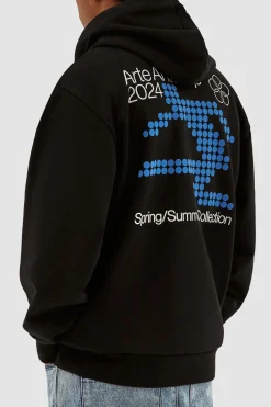 Outlet Circles Men Back Hoodie Hoodies